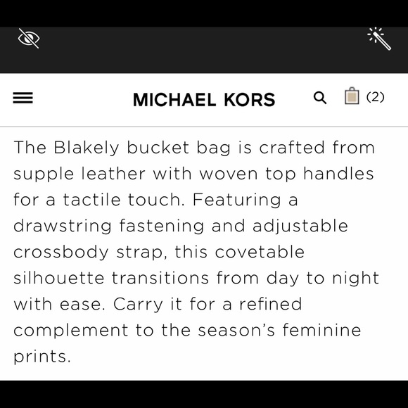 Michael Kors Blakely Bucket Bag ❤️🌹❤️🌹 - Picture 6 of 7